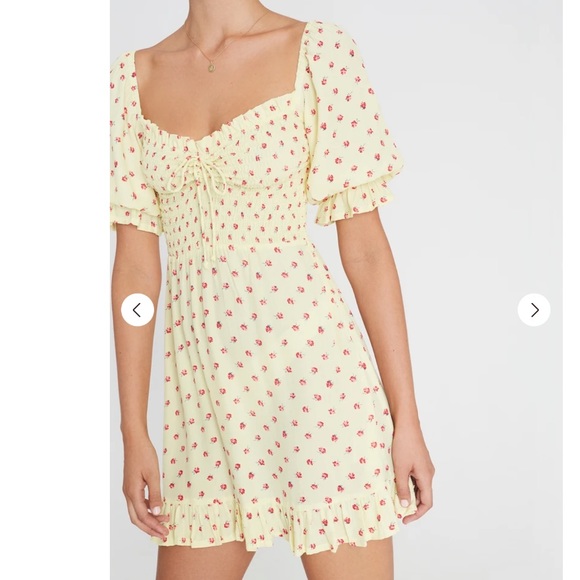 NWT Faithful The Brand Sage Mini Dress Santa Maria Floral Print - Picture 4 of 11